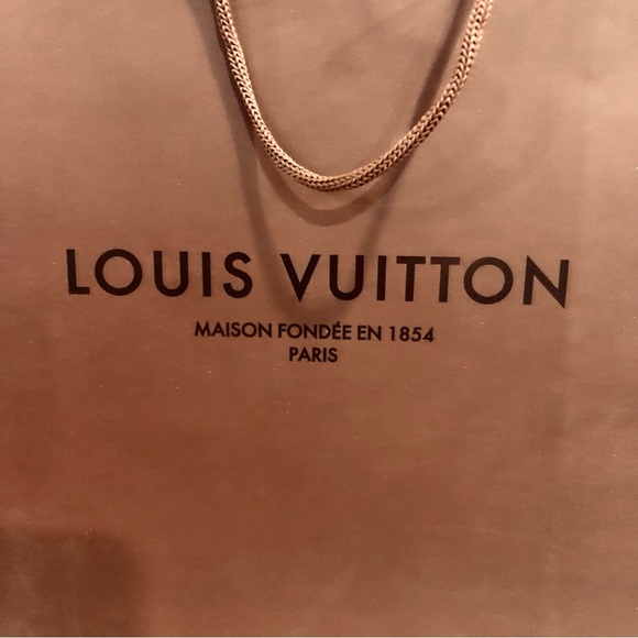 2 pc. Louis Vuitton Brown Paper Bags - Picture 1 of 15